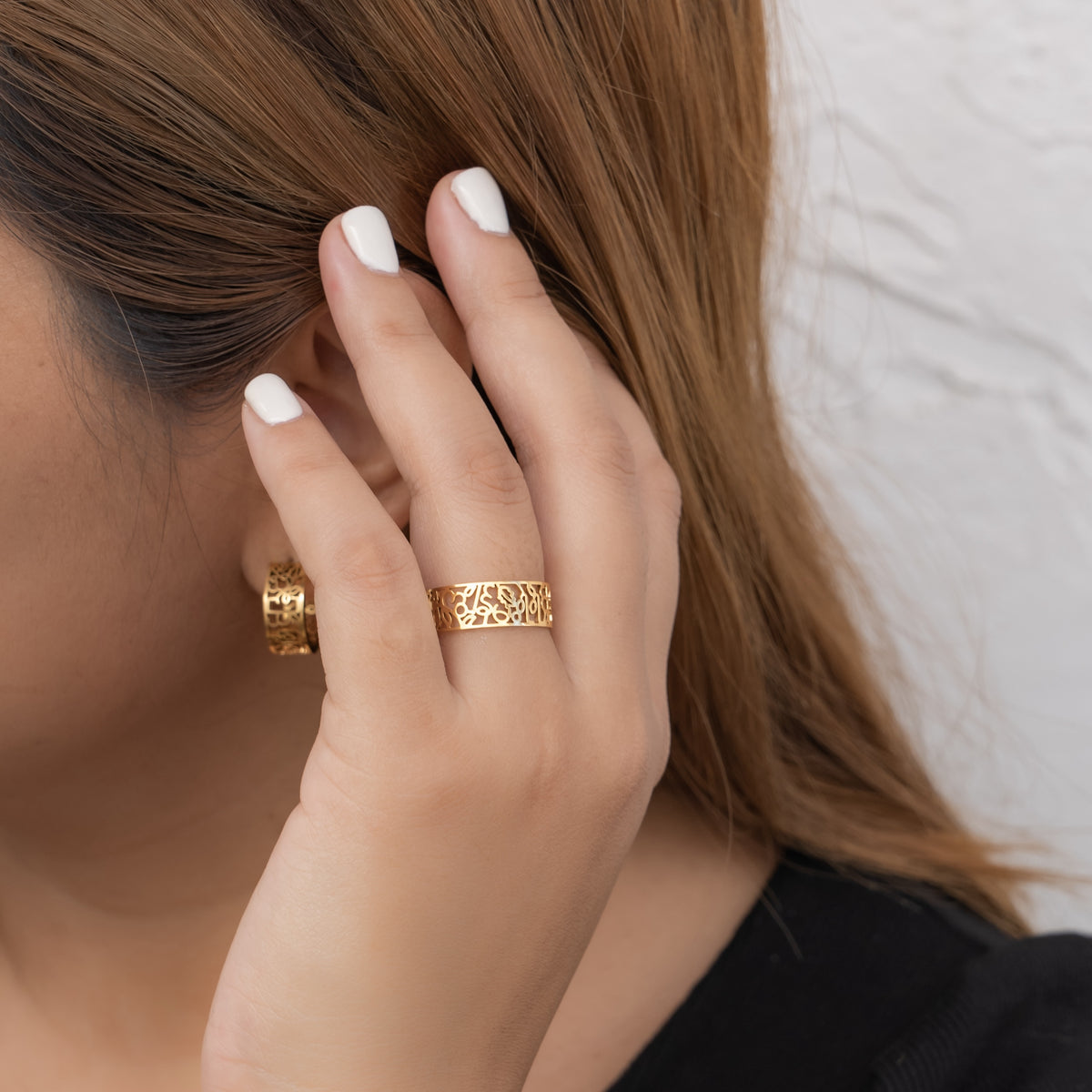 I Am Brave Ring Band - Stainless Steel or Gold