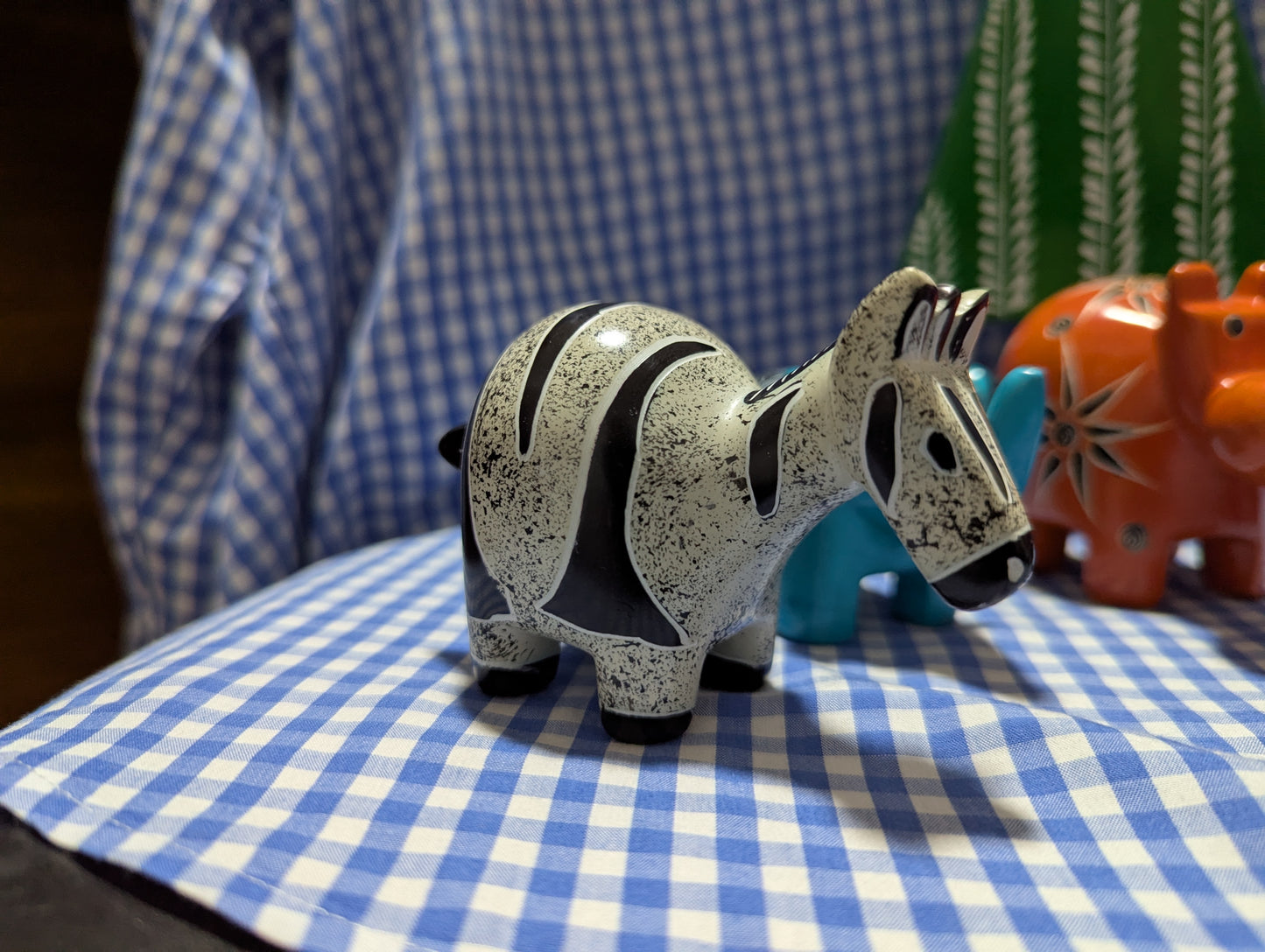Soapstone Animals (Rhino, Elephant, Cat, Hippo, Dino, Turtle)