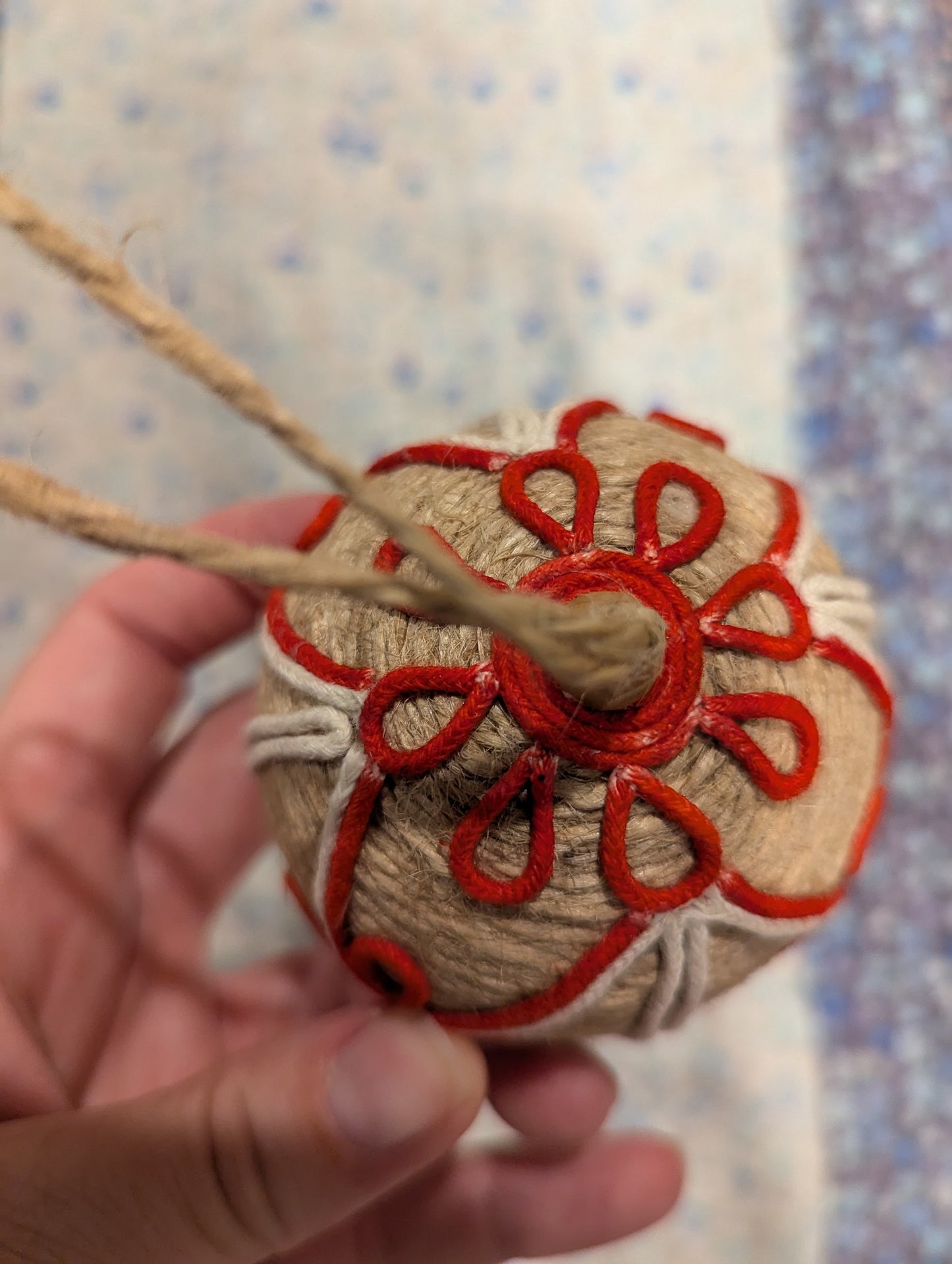 Jute Baubles Many different Designs