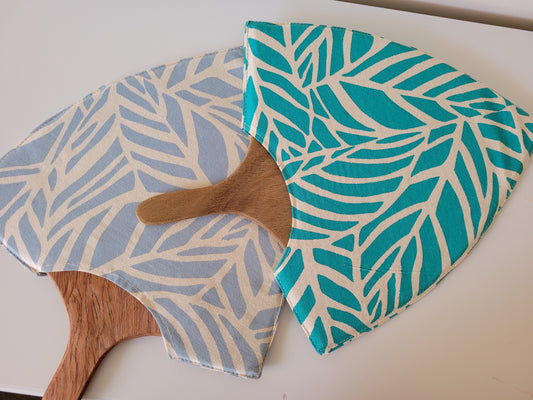 Wooden and Fabric Fan