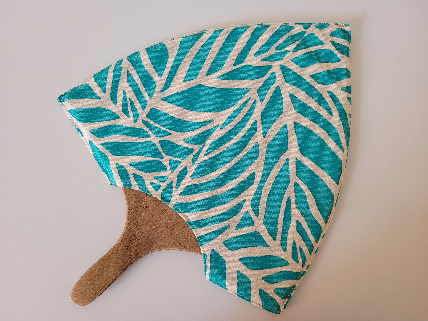 Wooden and Fabric Fan