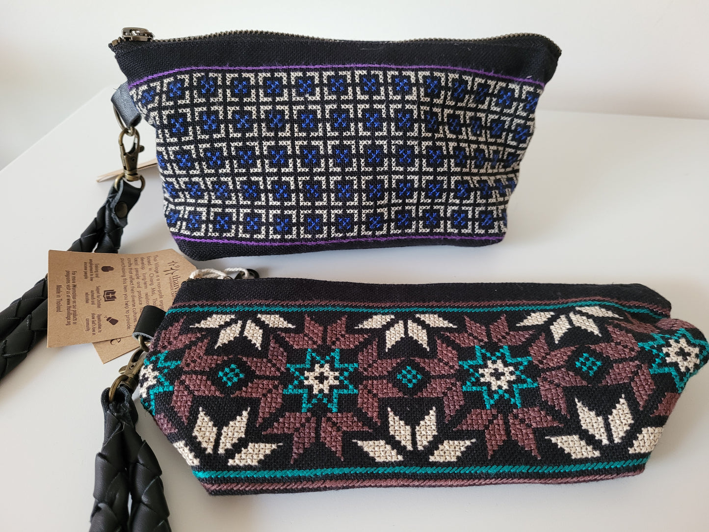 Yarra Leather and Hmong Clutch