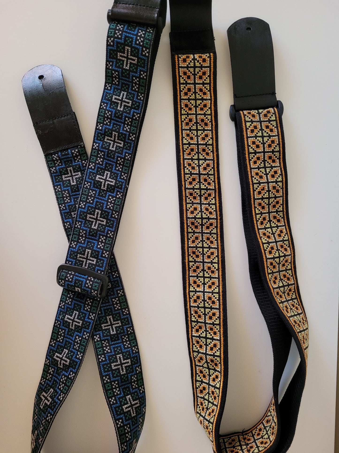Hmong stitched Guitar Strap