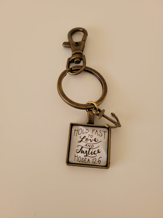 Love & Justice Keyring