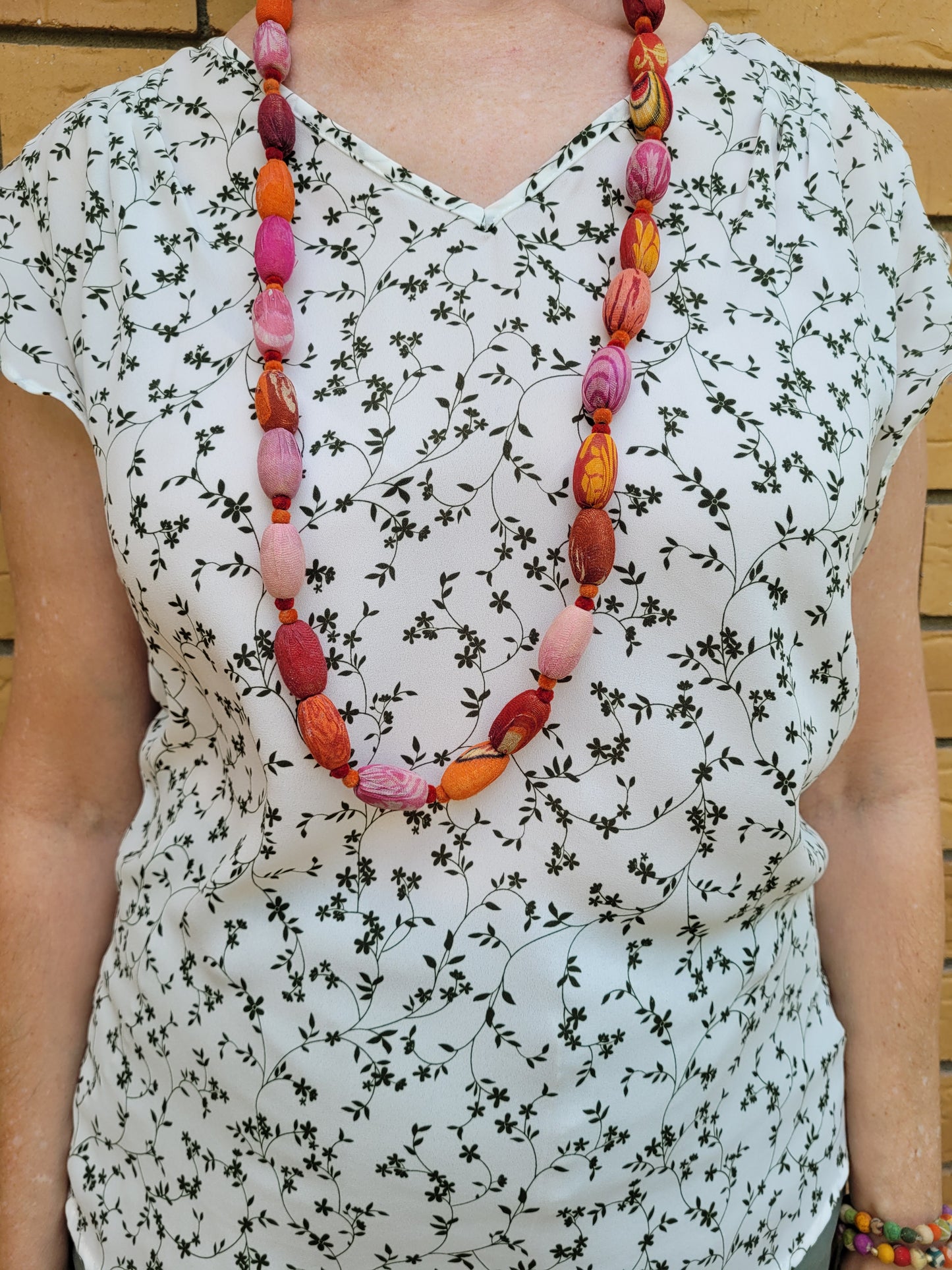 Kantha Fiesta Necklace