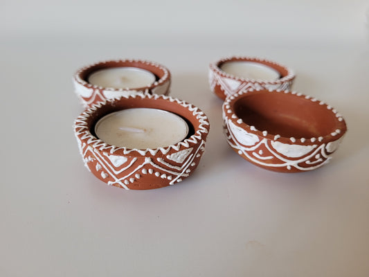 Terracotta Tealight Holders