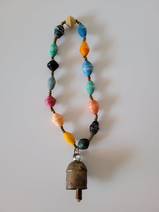 Paper Bead Bell Ornaments