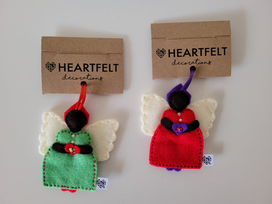 Heartfelt Angel Ornaments