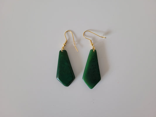 Playa Forest Green Earrings