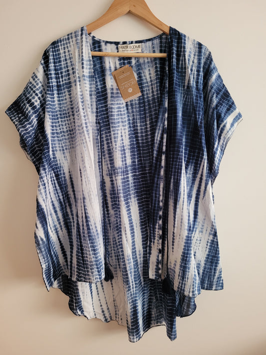 Chandra Shibori Shrug