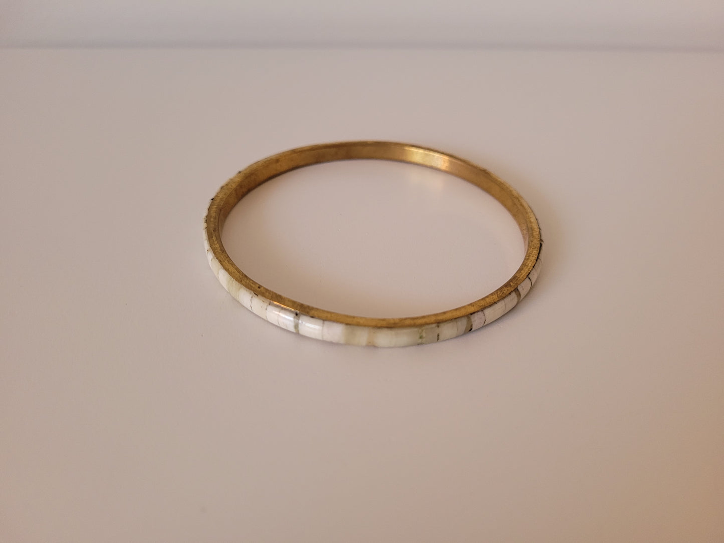 Brass and Resin Bangles