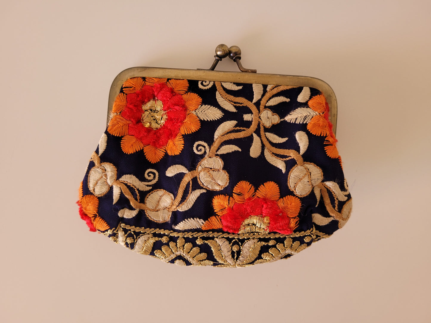 Embroidered Kisslock purses