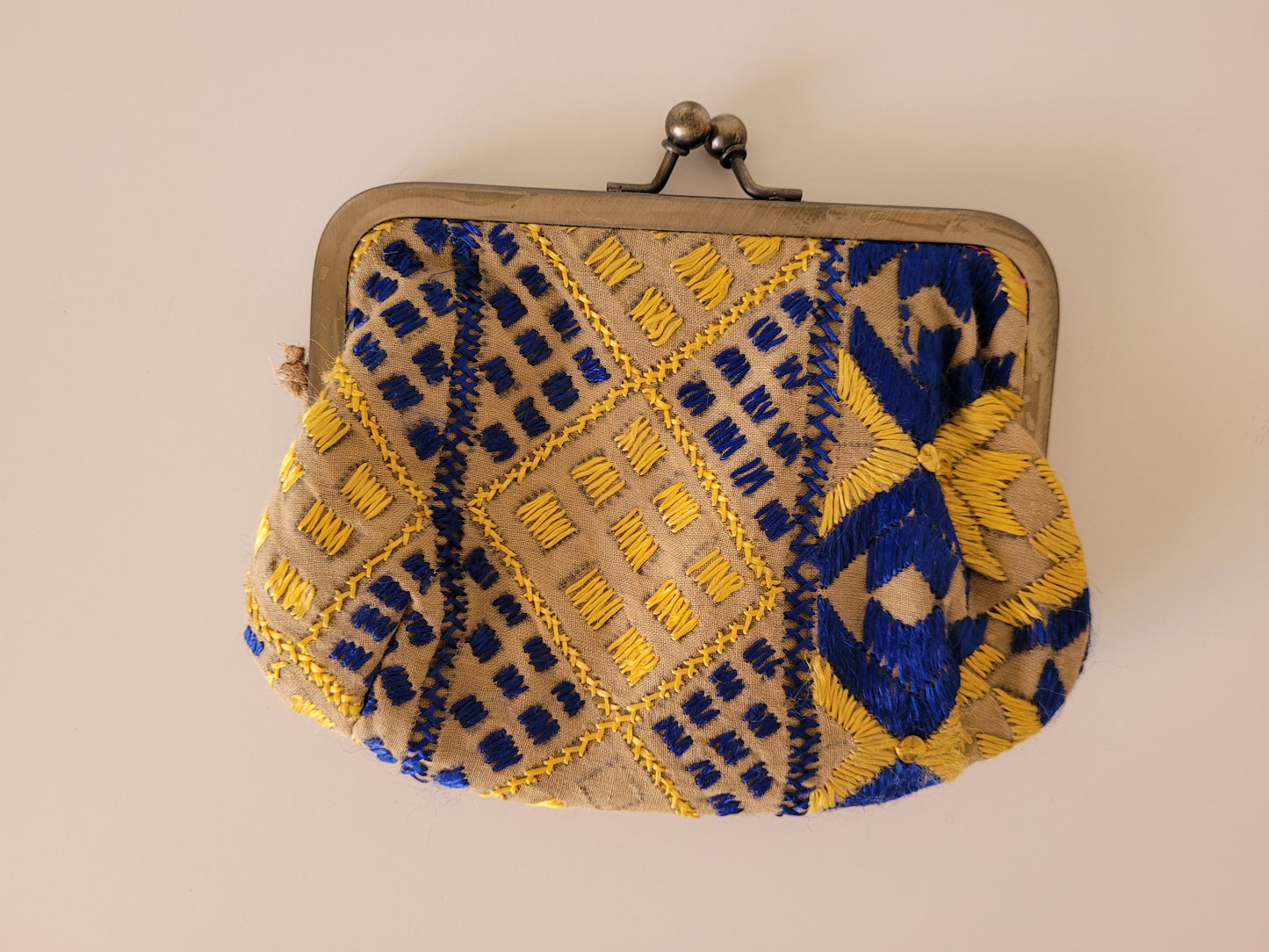 Embroidered Kisslock purses