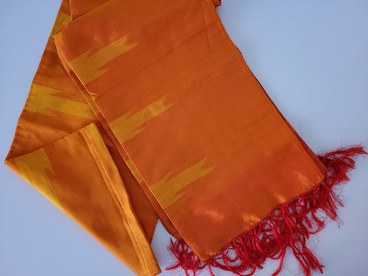 Orange Silk Scarf