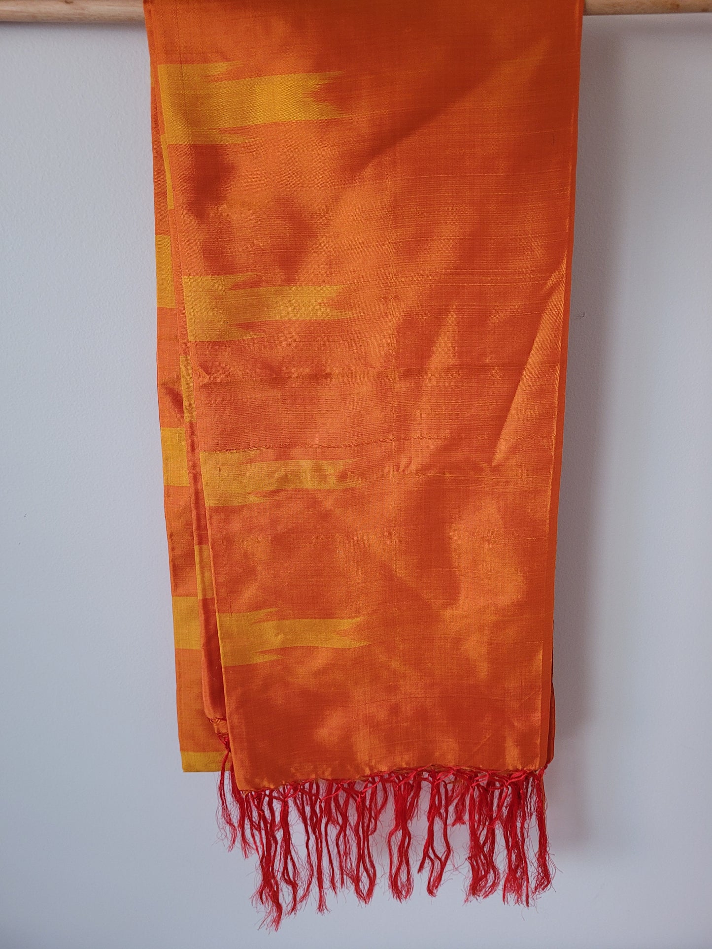 Orange Silk Scarf