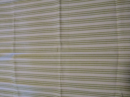 Tea Towel Green & Cream