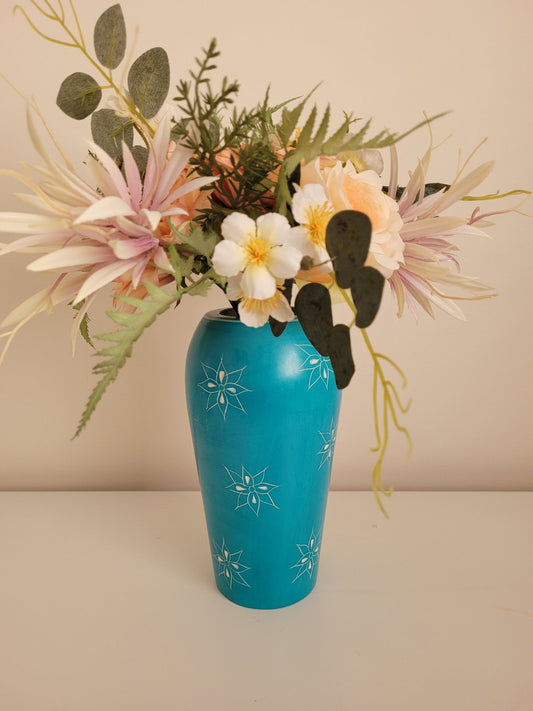 Colourful Soapstone Vase