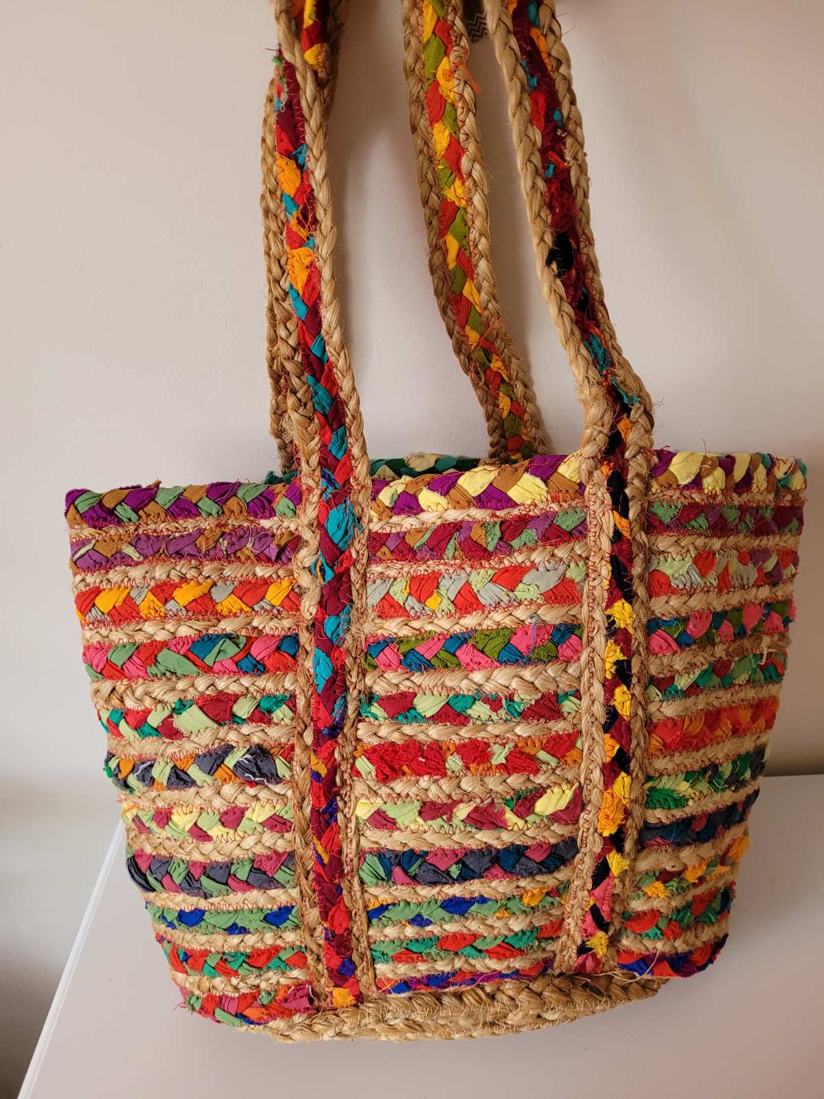 Chindi Colourful Basket/Bag