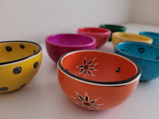 Colourful Soapstone Bowls Small