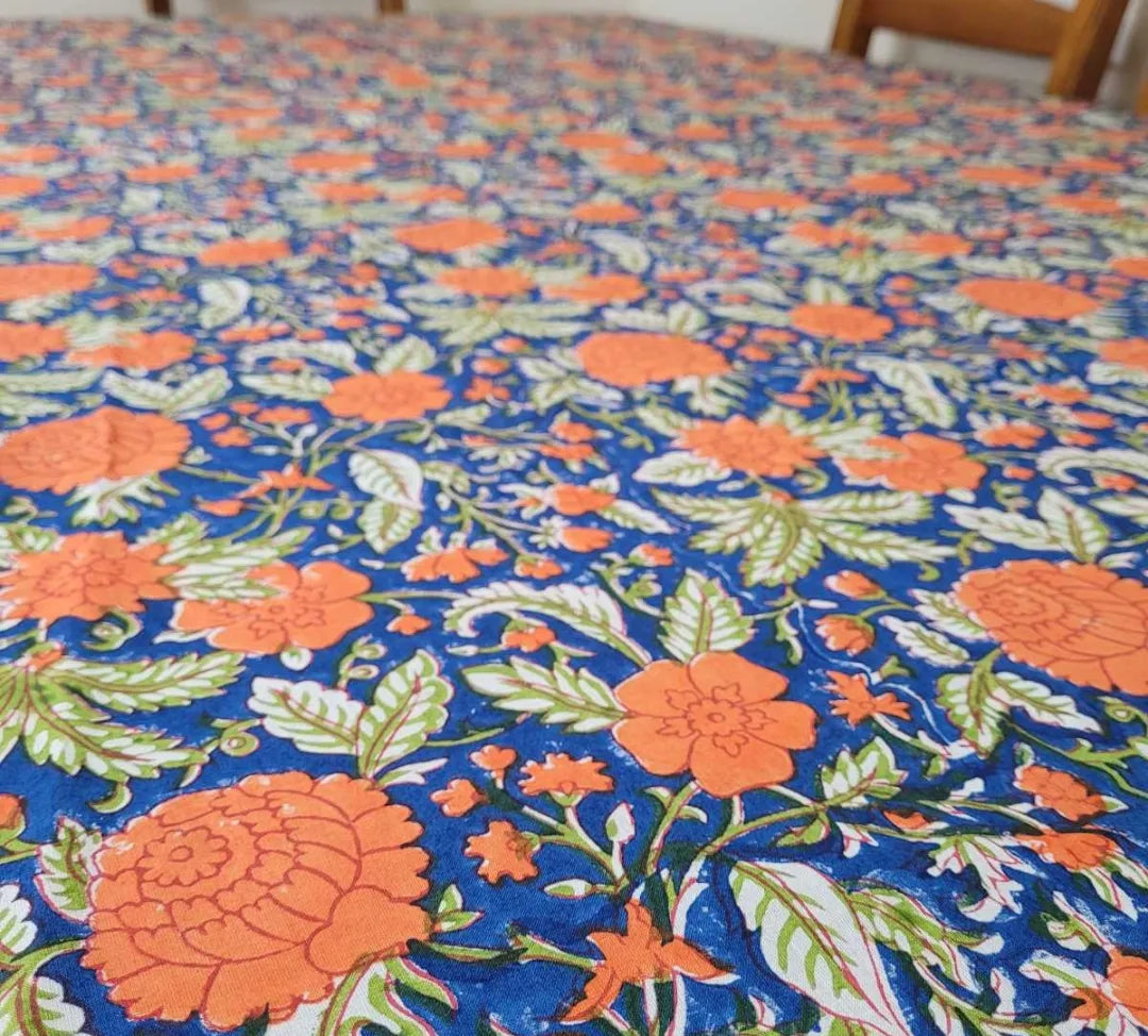 Hand Block Printed Table Cloths