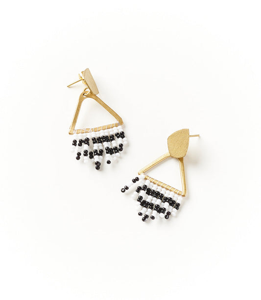 Kalapriya Earrings Stripe Diamond