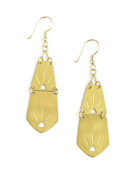 Sol Earrings in Silver or Gold